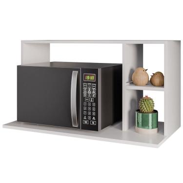Imagem de Suporte para Micro-ondas com Nichos 80 cm Leila