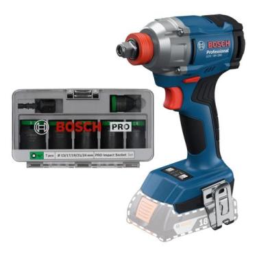 Imagem de Parafusadeira/chave Imp. Gdx 18v-285 Kit Soquete Pro Bosch 