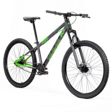 Imagem de Bicicleta Aro 26 Gts X Freeride Freio A Disco Coroa Unica, Verde, 13