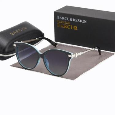 Imagem de Óculos de sol femininos BARCUR requintados, luxuosos e elegantes -