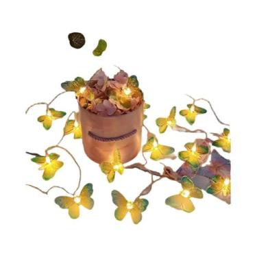 Imagem de Guirlanda De Luzes LED Em Forma De Borboleta Para Meninas, 1,5M, Para 