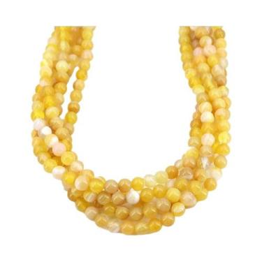 Imagem de Contas De Pedra Natural De Quartzo Transparente Redondas Soltas, Fio D