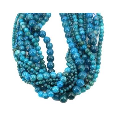 Imagem de Contas De Pedra Natural De Quartzo Transparente Redondas Soltas, Fio D