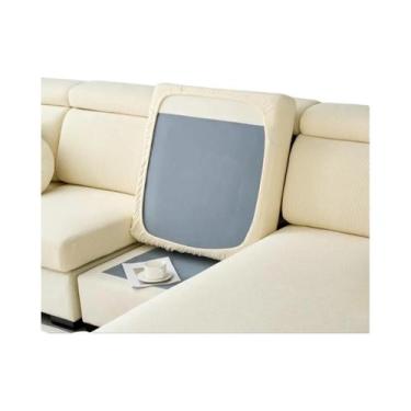 Imagem de Capa De Sofá Em Fleece Polar Jacquard Com Listras Elásticas, Universal