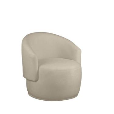 Imagem de Poltrona Base Giratória Beatriz No Tecido Bouclé - Estopar, Boucle Beg