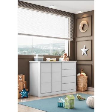 Imagem de Cômoda Branca - Pérola Phoenix Baby