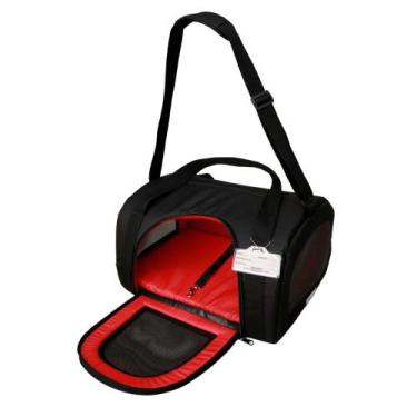 Imagem de Bolsa Transporte Pets Flexível Cia Tap Para Cabine De Avião - Vermelho