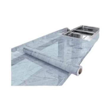 Imagem de Papel De Parede Adesivo Impermeável De Mármore 40cm Para Armário De Co