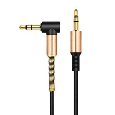 Imagem de Cabo Auxiliar De áudio P2 90 Graus - Branco