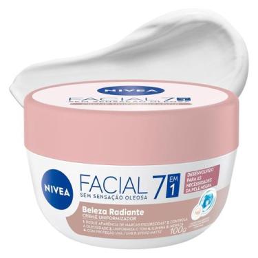 Imagem de NIVEA Creme Facial Uniformizador Beleza Radiante 7 em 1 - 100g