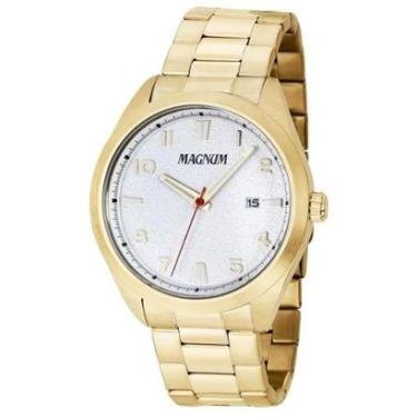 Imagem de Relogio Masculino Magnum Analógico Dourado MA34601H-Masculino
