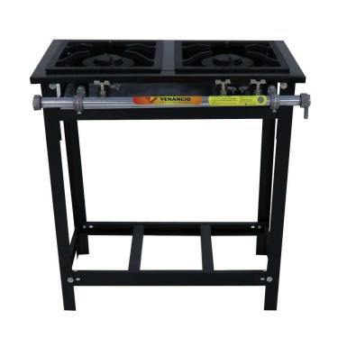 Imagem de Fogão A Gás Industrial Extra 2 Queimadores Duplos E2 - Venâncio