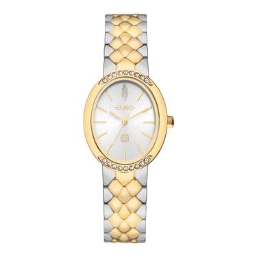 Imagem de Relógio Euro Feminino Ref: Eu2035zdg/4k Bracelete Oval Bicolor