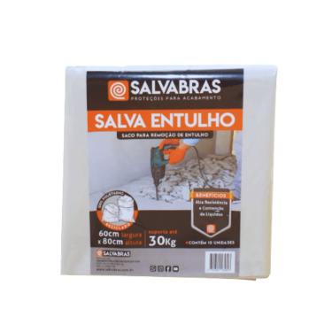 Imagem de Saco Plástico Salva Entulho 60x80cm c/10un Salvabras