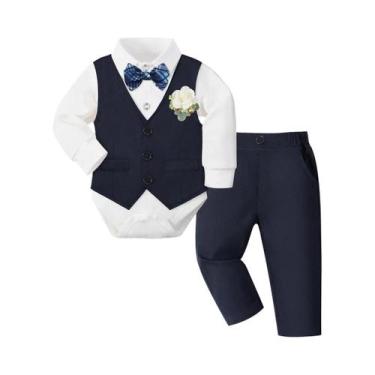 Imagem de Conjunto De Roupa Para Batizado De Menino, Traje Formal Para Páscoa, I