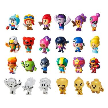 Imagem de Bonecos Brawl Stars 2 Pack Variado Multikids - BR2365
