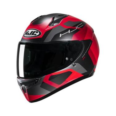 Imagem de Capacete Hjc C10 Tins -, Vermelho cinza, Preto, 61