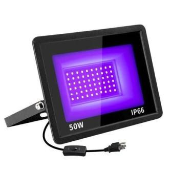 Imagem de Lâmpada LED UV À Prova D'água Roxa 395nm Para Festa De Halloween Em Ca