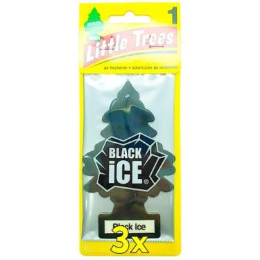 Imagem de 3x Aromatizante Little Trees Black ice - Refrescante