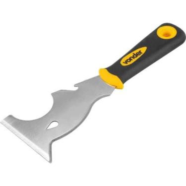 Imagem de Espátula De Aço Inox, 3, Com Cabo Emborrachado, Multiuso, Vonder