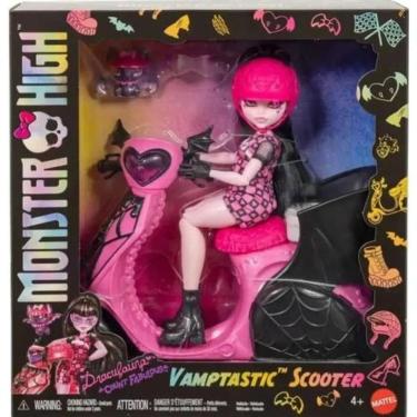 Imagem de Monster High Draculaura Com Scooter Mattel Jdr61