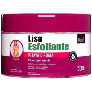 Imagem de Creme Esfoliante Corporal Pitaya Roma Lisa BioSoft Esfolia Hidrata Com