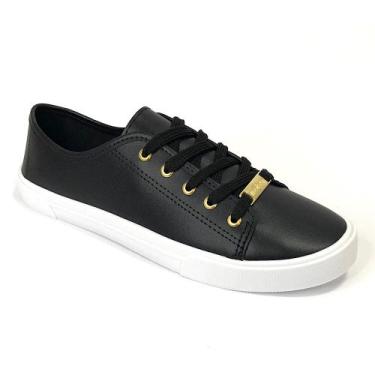 Imagem de Tênis Moleca Casual Básico 5296.210, Preto, 38