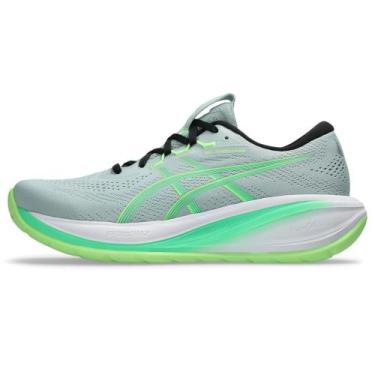 Imagem de Tênis ASICS GEL-Cumulus 28 - Masculino - Azul/Verde