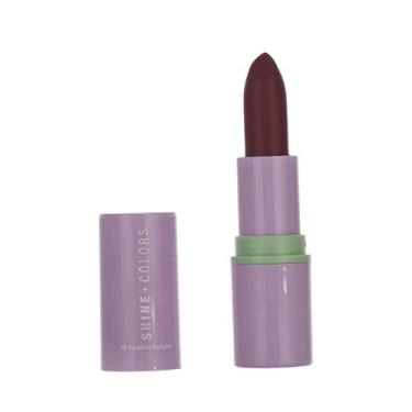 Imagem de Batom Cremoso Cor Vinho Intenso Shine Colors Abelha Rainha 3,7g REF 27