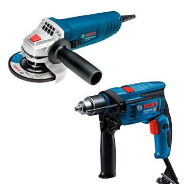 Imagem de Combo Bosch Furadeira GSB 13RE + Esmerilhadeira GWS 850 127V