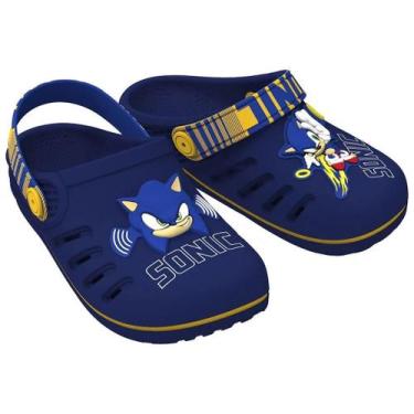 Imagem de Babuche grendene 22594 sonic speed infantil - - Grendene Kids, Azul, A