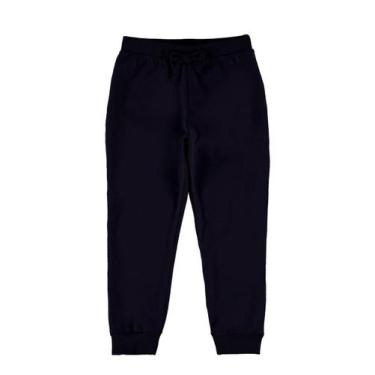 Imagem de Calça Infantil Menina Moletom Malwee 1000085541, Preto, 6