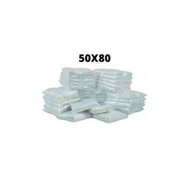 Imagem de Saco Plástico para Cesta Básica 50x80cm Pacote 100 Unidades Super Resistente Transparente Plastg