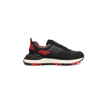 Imagem de Tênis Rsv Spriz Flamen Reserva Go, Preto, Vermelho, 40