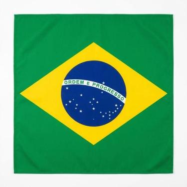 Imagem de Bandeira Tecido Brasil 90x150 Grande Decoração Festas - Senhor Preço