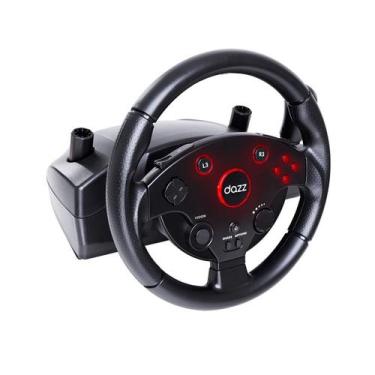Imagem de Volante com Pedal Dazz Force Driving Preto