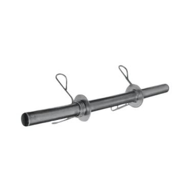 Imagem de Barra Ôca 1" 40cm Galvanizada com Presilhas - ANILHAS FITNESS