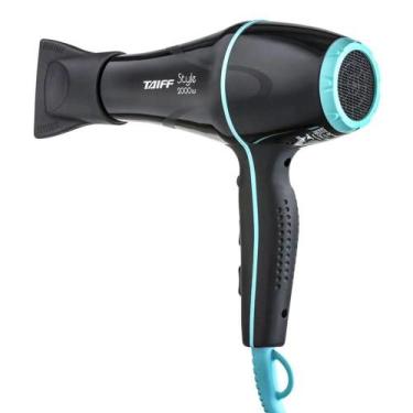 Imagem de Secador de Cabelo Style Black 2000W 2 Temperaturas Preto Taiff 220V, 2