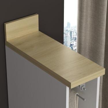 Imagem de Tampo para Balcão 20CMX52CM TM1329 Carvalho Tropical MDF Grazi Bege - 