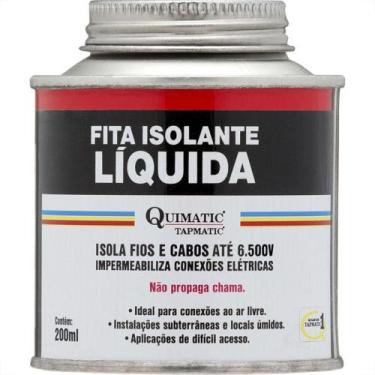 Imagem de Fita Isolante Liquida 200Ml Vermelha Quimatic Bh1