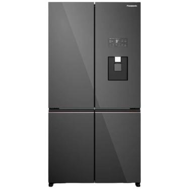 Imagem de Geladeira Panasonic French Door Frost Free 618L Vidro NR-DB99GVWBB Preta 220V