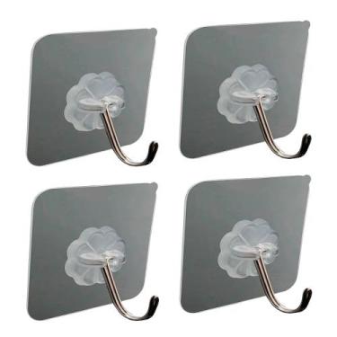Imagem de Kit 4 Ganchos Adesivos de Parede Multiuso Extra Forte - Vittak
