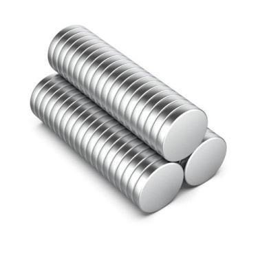 Imagem de Ímãs de neodímio JIUMAG N52 18 mm x 3 mm Super Fortes (60 unidades)