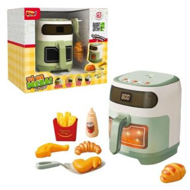 Imagem de Brinquedo Cozinha Infantil Divertida c/ Acessórios Som e Luz - Zoop To