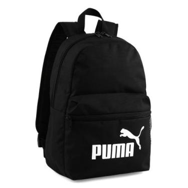 Imagem de Mochila Puma Phase Backpack Original Com NF, Preto, Branco, Únissex