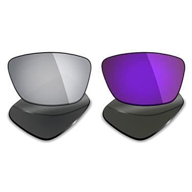 Imagem de 2 pares de lentes polarizadas de substituição para óculos de sol Oakley Conductor 6 – Opções