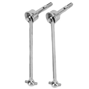 Imagem de Conjunto de eixo de transmissão CVD da roda dianteira, atualização do eixo de transmissão de carro RC para melhorar o desempenho do TRAXXAS UDR 1/7(Prata)