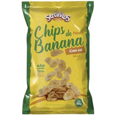 Imagem de Chips Banana com Sal Sertanitos 50g