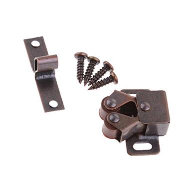 Imagem de Porta do armário mola carregada roller trava de bloqueio de rolha trava YYDFPIIA (Color : Bronze)