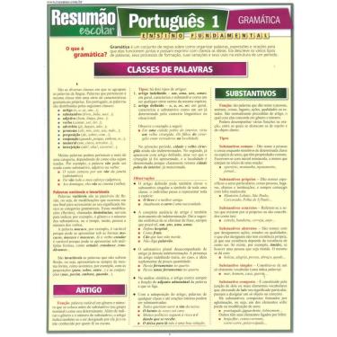 Imagem de Livro - Resumão Escolar - Português 1: Gramática: Ensino Fundamental - Odilon Soares Leme